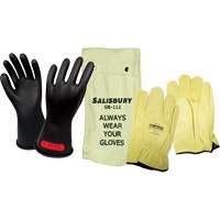 Honeywell GK011B/9 Ensemble de gants isolés contre l'électricité, ASTM classe 0, Taille 9, 11" lo