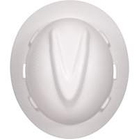 MSA 10204785 V-Gard&reg; Hydro Dip Full Brim Hard Hat, Meets CSA Type 1, Ratchet Suspension, Non-Vented