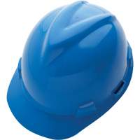 MSA 10150221 Casque de s&eacute;curit&eacute; avec rainures GREEN V-Gard, R&eacute;pond aux normes CSA type 1, Suspension Rochet