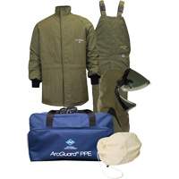 Enespro KIT4SCLT40NGLFMD Arcguard Revolite Medium Arc Flash Suit Kit with Lift Front Hood, 40 cal/cm²