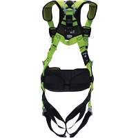 PIP Global Safety H5CC222223 Harnais complet confortable pour la construction mod&egrave;le H500 Miller, Certifi&eacute;e CSA, Classe ADLP, 2T-Grand, Cap. 420 lb