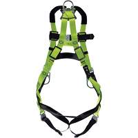 PIP Global Safety H5ISP221022 Harnais complet standard pour l'industrie H500 Miller, Certifi&eacute;e CSA, Classe AP, Cap. 420 lb