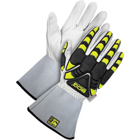 Deny™ Impact Resistant Gloves, X-Large, Goatskin Palm, Gauntlet Cuff  SGV887 | TENAQUIP
