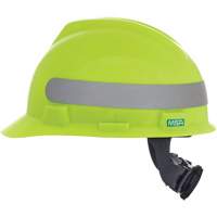 Casque de sécurité à fentes V-Gard<sup>MD</sup>, Suspension Rochet, Vert lime haute visibilité  SGW077 | TENAQUIP