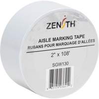 Produits de sécurité Zenith SGW130 Ruban pour marquage d'all&eacute;es, 2" x 108', PVC, Blanc