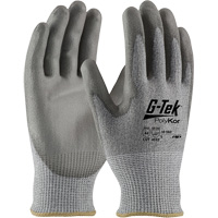 PIP Global Safety GP16560/M G-Tek&reg; PolyKor&reg; Cut Resistant Gloves, Size Medium, 13 Gauge, Polyurethane Coated, Polyethylene Shell, ASTM ANSI Level A4/EN 388 Level 5/EN 388 Level D