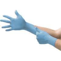 Microflex N203 N20 Disposable Gloves, Large, Nitrile, 4.7-mil, Powder-Free, Blue