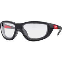 Milwaukee 48-73-2040 Lunettes de s&eacute;curit&eacute; performantes avec joint, Lentille Transparent, Antibu&eacute;e/Anti-&eacute;gratignures, ANSI Z87+/R&eacute;pond ou surpasse la norme CSA Z94.3