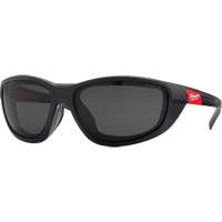 Milwaukee 48-73-2046 Performance Safety Glasses with Gaskets, Smoke Lens, Anti-Fog/Anti-Scratch/Polarized, ANSI Z87+/Meets/Exceeds CSA Z94.3