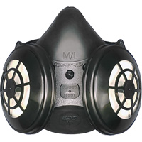 Dentec 15R4SMNXN95 Ensemble de respirateur &agrave; demi-masque N95 Comfort-Air 400Nx noir sans soupape d'expiration, &eacute;lastom&egrave;re/Caoutchouc, Petit/Moyen