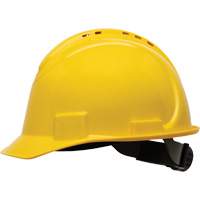PIP Global Safety NSB11002 North&reg; Short Brim Hardhat, Meets CSA Type 1, Ratchet Suspension, Vented