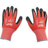 Milwaukee 48-22-8926 Dipped Cut-Resistant Gloves, Size Medium, 15 Gauge, Nitrile Coated, Nylon/Lycra&reg; Shell, ASTM ANSI Level A2