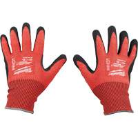 Milwaukee 48-22-8947 Dipped Cut-Resistant Gloves, Size Large, 15 Gauge, Nitrile Coated, Nylon/Lycra&reg; Shell, ASTM ANSI Level A4