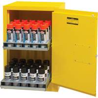 Flammable Aerosol Storage Cabinet, 12 gal., 1 Door, 23" W x 35" H x 18" D SGX675 | TENAQUIP