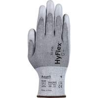 HyFlex<sup>®</sup> 11-755 Cut Resistant Gloves, Size 11, 18 Gauge, Polyurethane Coated, Polyester/HPPE/Tungsten/Spandex Shell, ASTM ANSI Level A5/EN 388 Level E  SGX722 | TENAQUIP