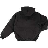 Tough Duck WJ301-BLACK-2XL Blouson d'aviateur en toile lourde avec capuchon, Hommes, 2T-Grand, Noir