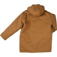 Tough Duck WJ181-BROWN-L Abraham Hydro Parka, Men's, Large, Brown