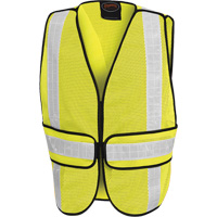 Pioneer V1030460-O/S 592B Gilet &agrave; mailles tout usage, Jaune lime haute visibilit&eacute;, Polyester