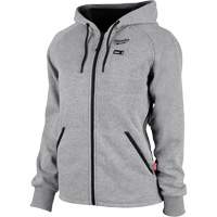 M12™ Heated Hoodie Kit, Women's, Small, Grey, Polyester SGY373 | Tenaquip