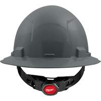 Milwaukee 48-73-1115 Casque de s&eacute;curit&eacute; &agrave; bord complet, R&eacute;pond aux normes CSA type 1, Suspension Rochet, Non ventil&eacute;