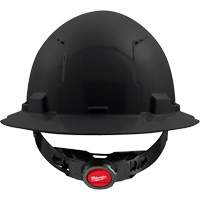 Milwaukee 48-73-1211 Full Brim Hardhat with 4-Point Suspension System, Ratchet Suspension, CSA Type 1