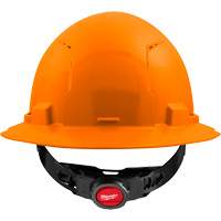 Milwaukee 48-73-1213 Full Brim Hardhat, CSA Type 1, Ratchet Suspension, Vented