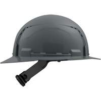 Milwaukee 48-73-1215 Casque de s&eacute;curit&eacute; &agrave; bordure compl&egrave;te avec suspension &agrave; 4 points, Suspension Rochet, ANSI type I/CSA type 1