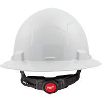 Milwaukee 48-73-1121 Casque de s&eacute;curit&eacute; &agrave; bord complet avec coiffe &agrave; 6 points, Suspension Rochet, ANSI type I/CSA type 1