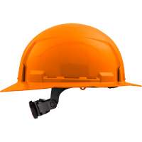 Milwaukee 48-73-1133 Casque de s&eacute;curit&eacute; &agrave; bord complet, R&eacute;pond aux normes CSA type 1, Suspension Rochet, Non ventil&eacute;