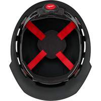 Milwaukee 48-73-1210 Front Brim Hardhat with 4-Point Suspension System, CSA Type 1, Ratchet Suspension