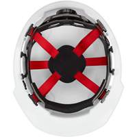 Milwaukee 48-73-1220 Casque de s&eacute;curit&eacute; &agrave; bordure avant, R&eacute;pond aux normes CSA type 1, Suspension Rochet, Ventil&eacute;