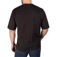 Milwaukee 601B-2X Heavy-Duty Pocket T-Shirt, Men's, 2X-Large, Black