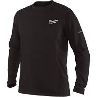 Milwaukee 415B-3X T-shirt &agrave; manches longues Workskin, Hommes, 3T-Grand, Noir