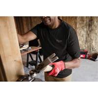 Milwaukee 603B-3X T-shirt de travail hybride, Hommes, 3T-Grand, Noir