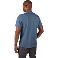 Milwaukee 603BL-S T-shirt de travail hybride, Hommes, Petit, Bleu