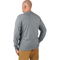 Milwaukee 604G-3X T-shirt de travail hybride, Hommes, 3T-Grand, Gris
