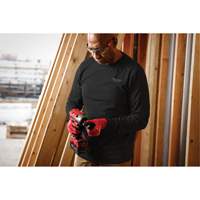 Milwaukee 604B-3X T-shirt de travail hybride, Hommes, 3T-Grand, Noir
