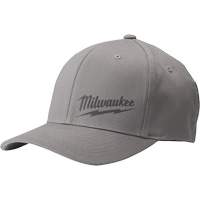 Milwaukee 504G-SM Flexfit&reg; Fitted Hat - Small/Medium, Grey, Poly-Cotton