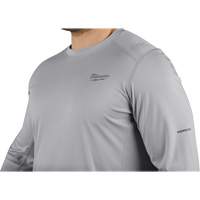 Milwaukee 415G-3X Chandail l&eacute;ger Workskin, Hommes, 3T-Grand, Gris
