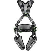 MSA 10195142 Harnais de construction V-Fit, Certifi&eacute;e CSA, Classe ALP, T-Grand, Cap. 400 lb