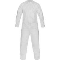 Lakeland CTL417CM-LG CleanMax&reg; Clean Manufactured Non-Sterile Coverall, Large, White, Microporous
