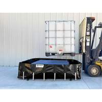 Ultratech 0816 Berme de confinement des d&eacute;versements Ultra-IBC Berm, Capacit&eacute; 400 gal. US, 6' la x 6' lo x 18" h, Support en L