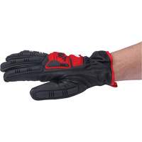 Milwaukee 48-22-8782 Goatskin Impact Gloves, Large, Grain Leather Palm