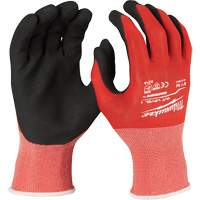 Milwaukee 48-22-8902 Cut-Resistant Gloves, Size Large, Nitrile Coated, Nylon/Lycra&reg; Shell, ANSI/ISEA 105 Level 1/EN 388 Level 1