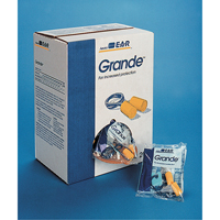 3M 311-1105 Bouchons d'oreilles classiques E-A-R, Vrac - Sac en poly, Grand, Avec cordon