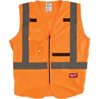 Milwaukee 48-73-5074 Veste de s&eacute;curit&eacute;, Orange haute visibilit&eacute;, 4T-Grand/5T-Grand