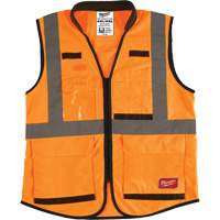 Milwaukee 48-73-5091 Veste de s&eacute;curit&eacute; haute performance, Orange haute visibilit&eacute;, Moyen/Petit