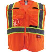 Milwaukee 48-73-5178 Veste de s&eacute;curit&eacute; pour signaleur, Orange haute visibilit&eacute;, 4T-Grand/5T-Grand
