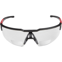 Milwaukee 48-73-2204 Magnified Safety Glasses, Anti-Scratch, Clear, 2.0 Diopter