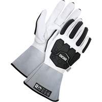 Bob Dale Gloves 20-9-5005-XS Gants de conducteur classiques avec doublure r&eacute;sistante aux chocs et coupures et poignet de 5", T-petit, ASTM ANSI niveau A6